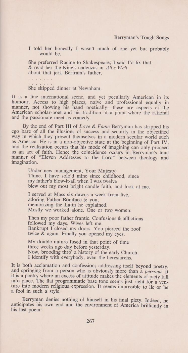 Berryman's Tough Songs 011